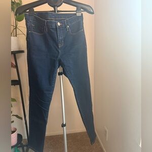 BDG Twig Mid Rise Dark Blue Skinny Jeans